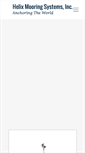Mobile Screenshot of helixmooring.com